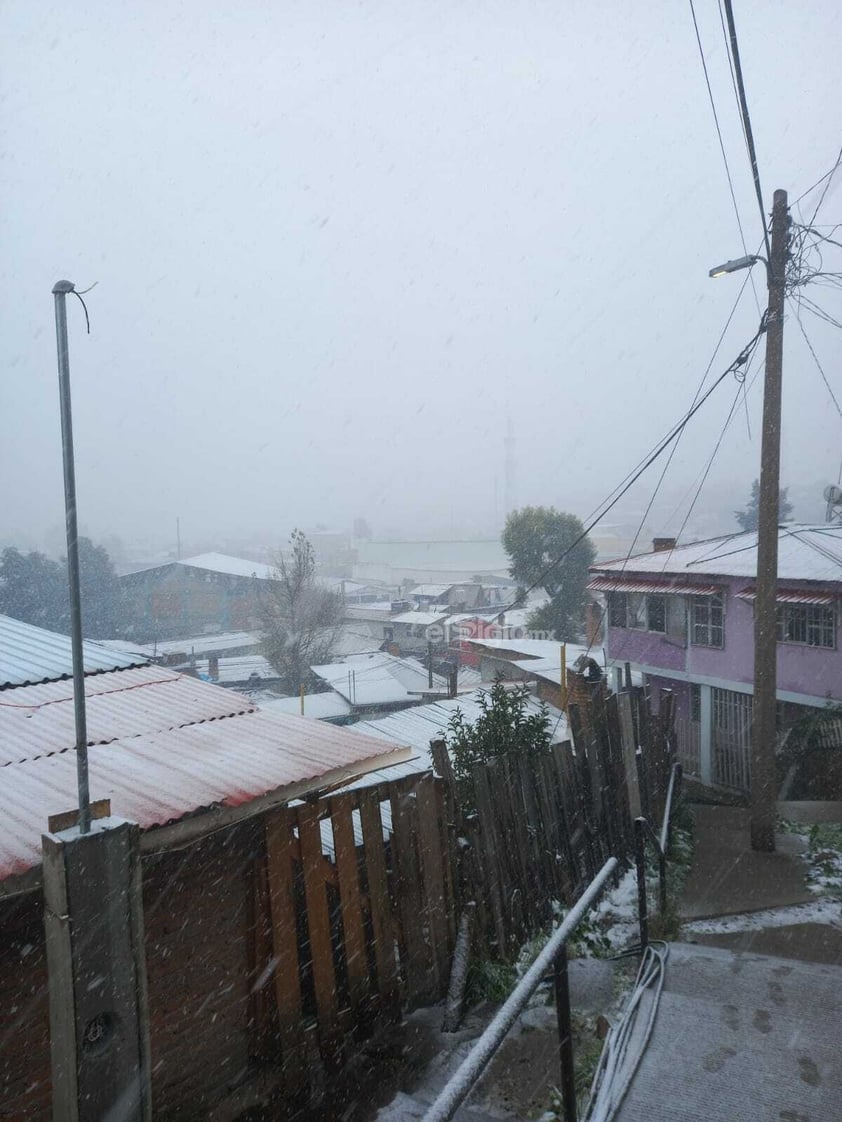 Se registró la caída de nieve en comunidades de nueve municipios de Durango, durante este miércoles, de acuerdo al reporte de la Coordinación Estatal de Protección Civil (CEPC).