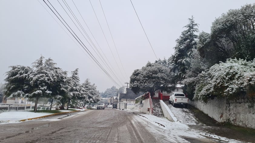 Se registró la caída de nieve en comunidades de nueve municipios de Durango, durante este miércoles, de acuerdo al reporte de la Coordinación Estatal de Protección Civil (CEPC).