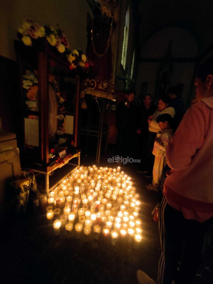 Duranguenses se congregan en el el Santuario de Nuestra Señora de Guadalupe