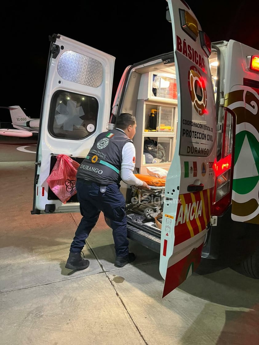 El bebé, de un año de edad, es trasladado de emergencia al Hospital Materno Infantil