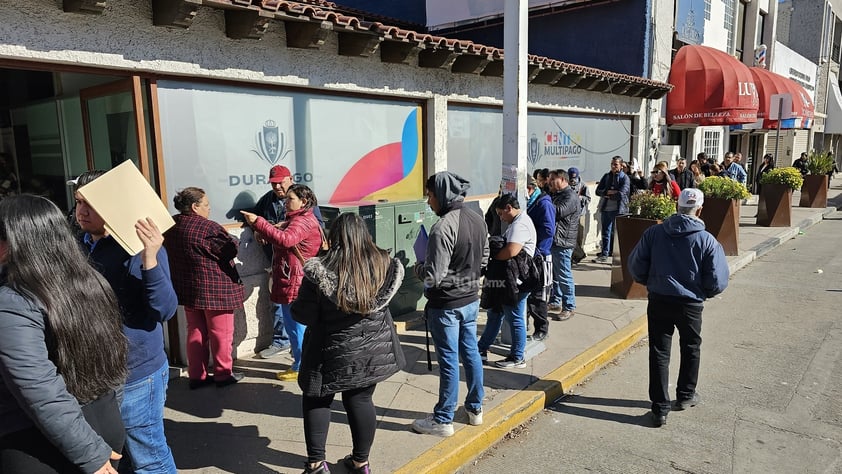 Reportan gran afluencia en Kioskos Multipago de Durango capital.