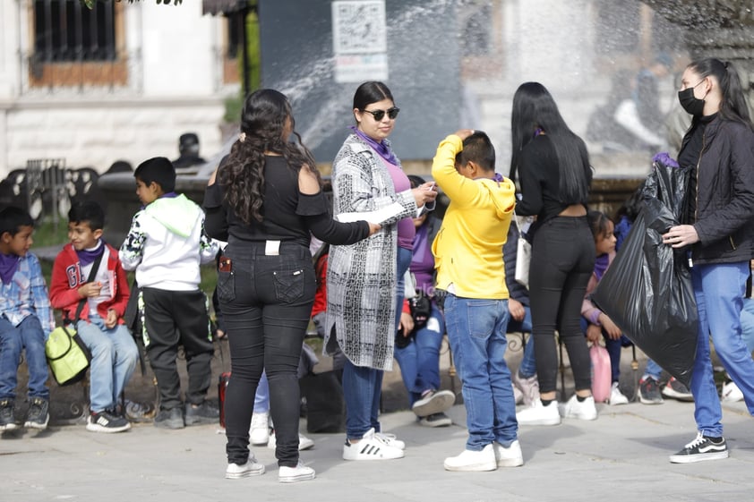 Comienza movilización en Zona Centro de la capital por el #8M.