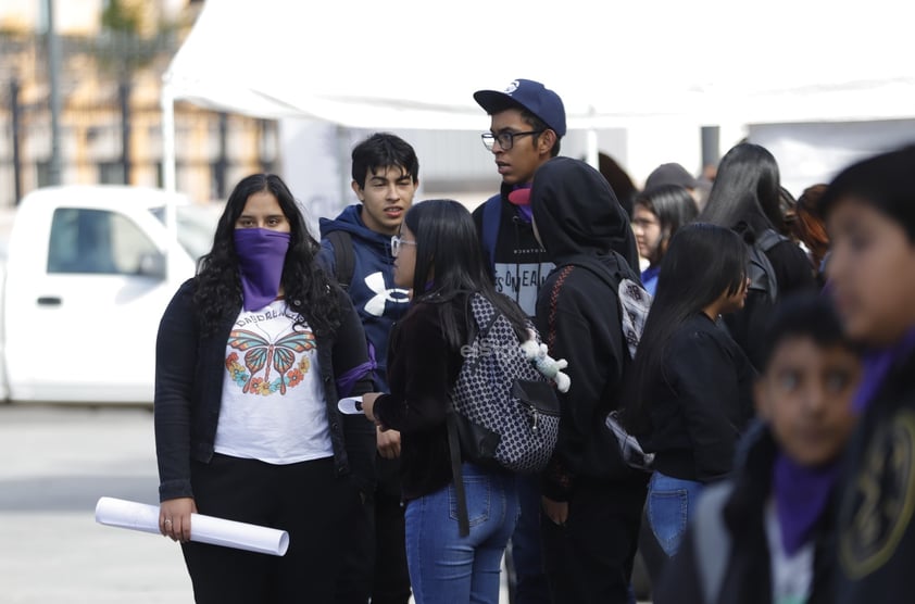 Comienza movilización en Zona Centro de la capital por el #8M.