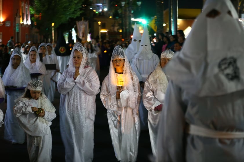 Realizan la Procesión del Silencio por las calles de Durango