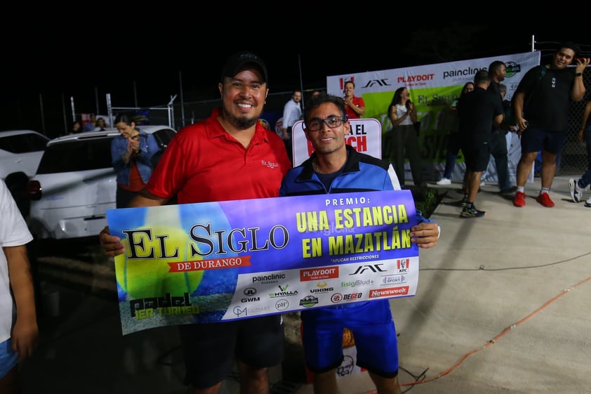 El Siglo de Durango inauguró su primer Torneo de Pádel, donde 51 parejas se enfrentarán para lograr ganar un viaje a Mazatlán.