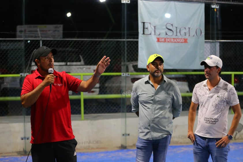 El Siglo de Durango inauguró su primer Torneo de Pádel, donde 51 parejas se enfrentarán para lograr ganar un viaje a Mazatlán.