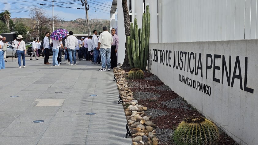 Trabajadores del Poder Judicial en Durango se unen al paro nacional contra reforma judicial