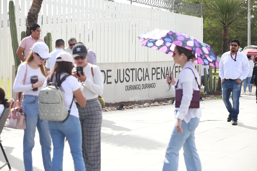 Trabajadores del Poder Judicial en Durango se unen al paro nacional contra reforma judicial