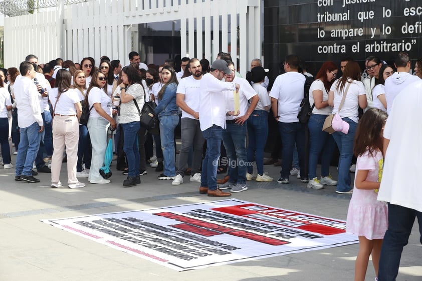 Trabajadores del Poder Judicial en Durango se unen al paro nacional contra reforma judicial