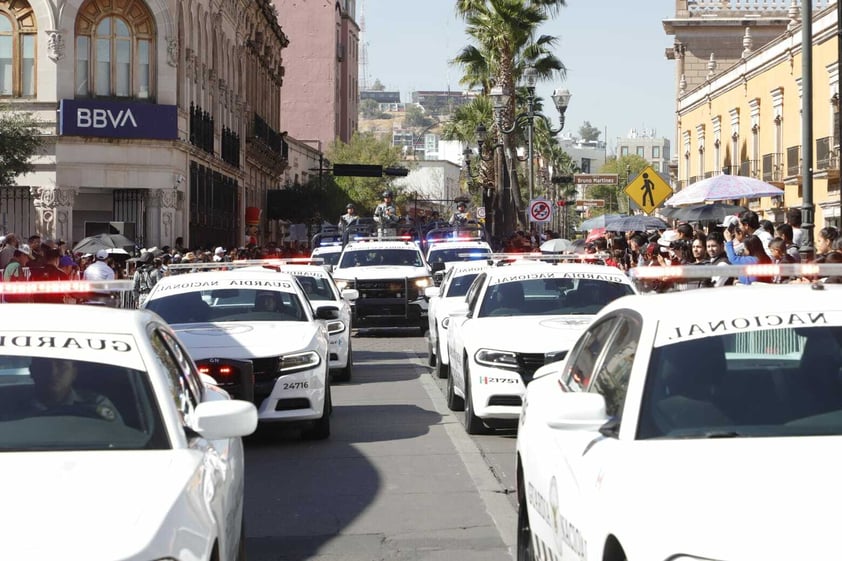 Así se vivió el desfile cívico militar por el 114 Aniversario de la Revolución Mexicana