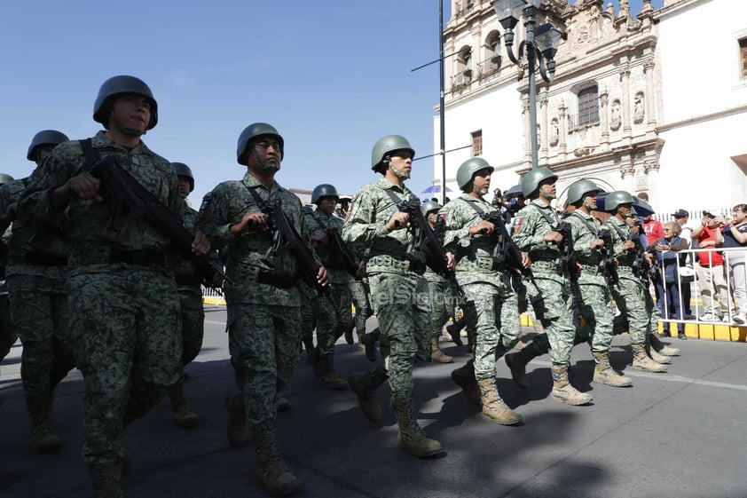 Así se vivió el desfile cívico militar por el 114 Aniversario de la Revolución Mexicana