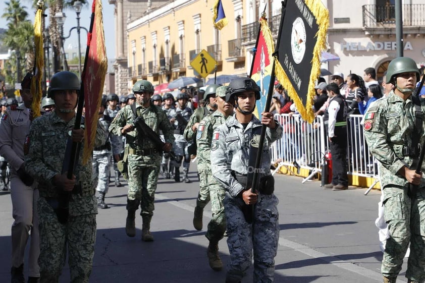 Así se vivió el desfile cívico militar por el 114 Aniversario de la Revolución Mexicana