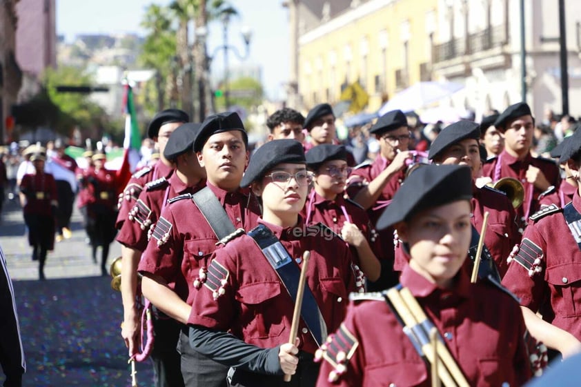 Así se vivió el desfile cívico militar por el 114 Aniversario de la Revolución Mexicana