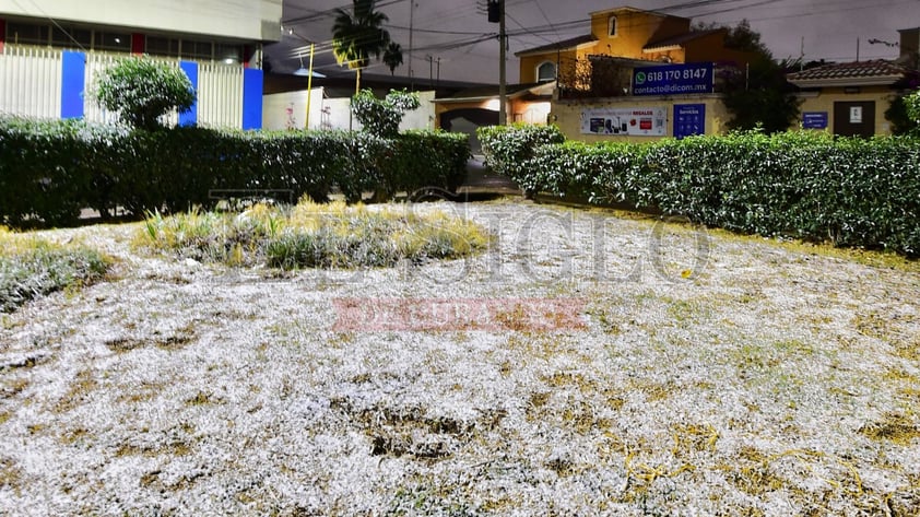 Tormenta invernal en Durango