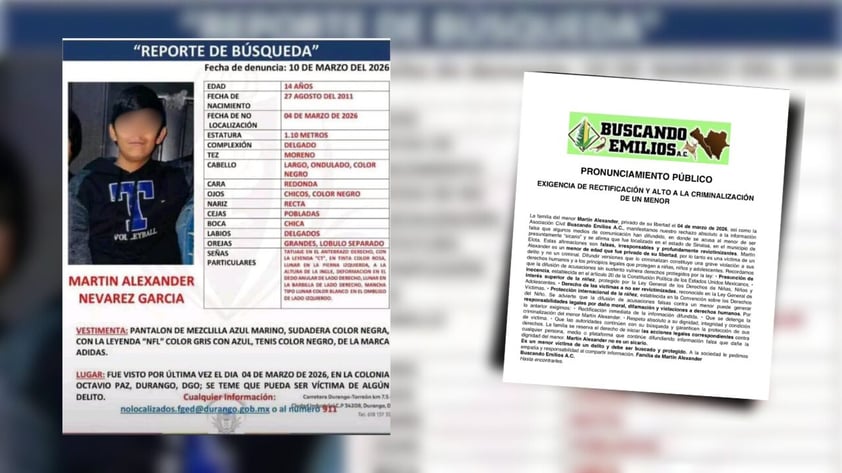 Familias buscadoras piden no criminalizar a desaparecidos, tras presunta detención de menor