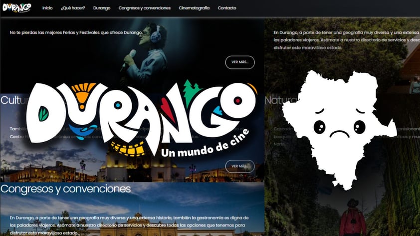 Durango presenta estatus crítico en la promoción turística a través de plataformas digitales