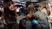 Llegada de Myrka Dellanos a México provoca caos en el aeropuerto; ¡terminó en el suelo! 