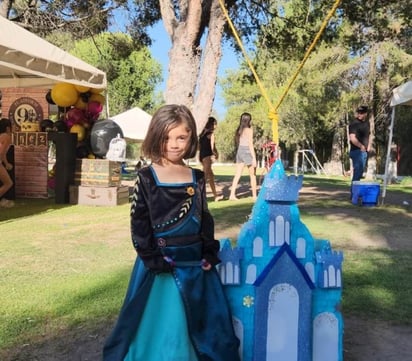 Aila Inéz disfrutó mucho de todos los detalles de su cumpleaños.