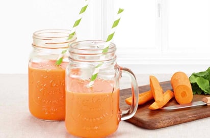 Smoothie de zanahoria y naranja.