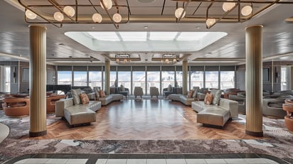 El crucero tiene las más lujosas comodidades para hacer de tu viaje algo único.