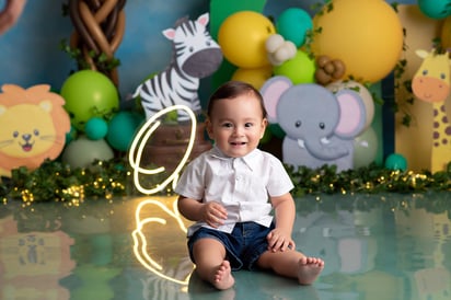 Diego se mostró feliz frente a la cámara.

Foto: Magenta fotografía