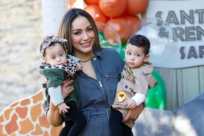 Familia Miranda Castillo en celebración.