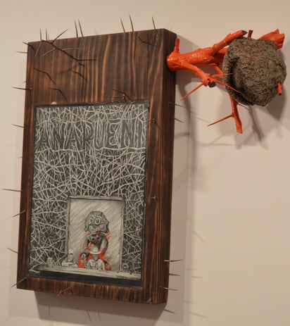La expresión del arte no tiene por que ser siempre de carácter convencional y lo podemos ver a través de algunos trabajos exhibidos.