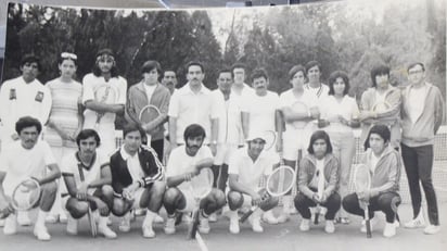 Tenistas duranguenses en la década de los 70.