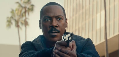 En esta imagen proporcionada por Netflix, Eddie Murphy en 'Beverly Hills Cop: Axel F'. (Netflix vía AP)


