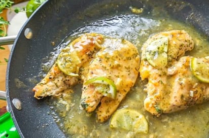 Pollo al limón. 