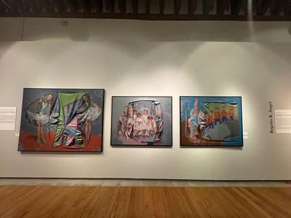 A pesar de la diversidad de lenguajes, técnicas y géneros de las pinturas que integran la exposición, todas comparten el común denominador de la representación de personajes en grupos o en solitario.