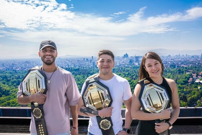 Yair Rodriguez, Brandon Moreno y Alexa Grasso, quienes alguna vez fueron la cara azteca en UFC.