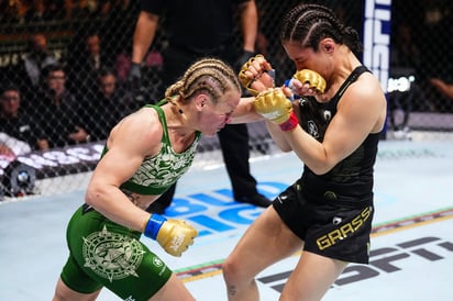 Grasso cayó derrotada ante Valentina Shevchenko, quien le arrebató el título de peso gallo femenil de UFC.