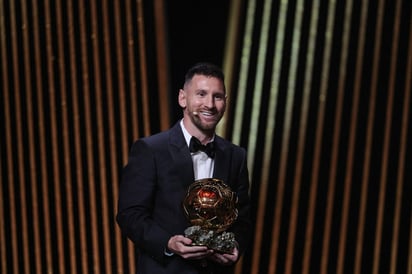 Messi, ganador del Balón de Oro en 2023.