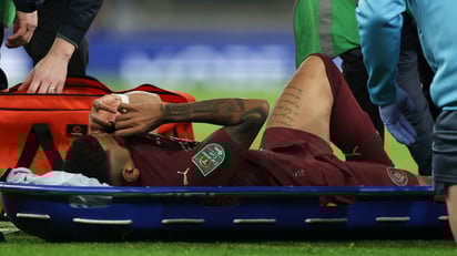 Savinho salió entre lágrimas tras su lesión en el último encuentro de copa.