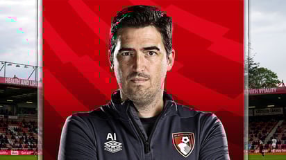 Andoni Iraola, actual DT de los 'cherries'.