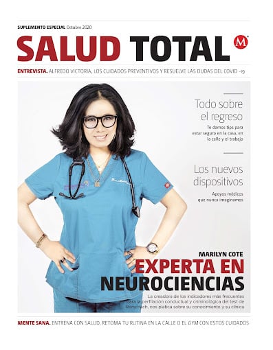 Una de las portadas en donde se presentaba a Cote como una experta en la materia.