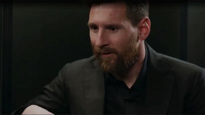 Foto de Leo Messi en su reciente entrevista para 'El nou clam'.