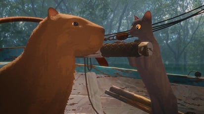 La capibara muestra ser una especie de mentor o guía para el desarrollo de los personajes en la película.