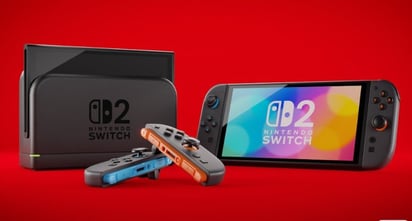 Así se vería la Nintendo Switch 2, incluyendo un supuesto logo oficial, según las filtraciones.