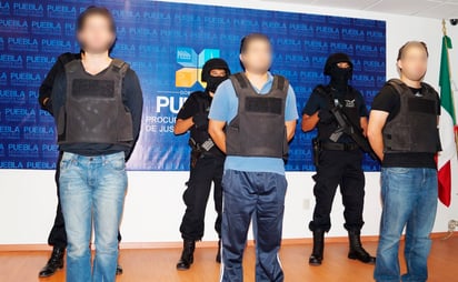 Fotos de la primera detención de Badyr junto con algunos complices, en 2013.