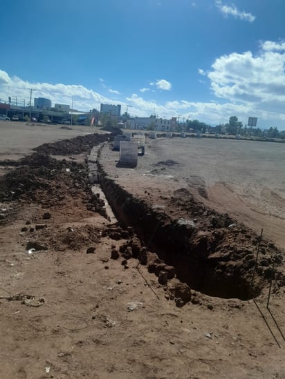 Avances. Los avances de la remodelación del campo de beisbol El Triángulo ya son evidentes.