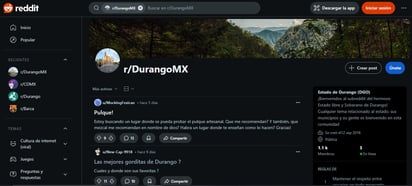 ¡Así es, Durango tiene un subreddit oficial!