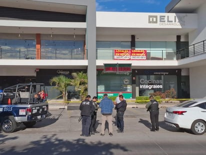 Así lucía la escena del crimen cuando llegaron las fuerzas del orden.