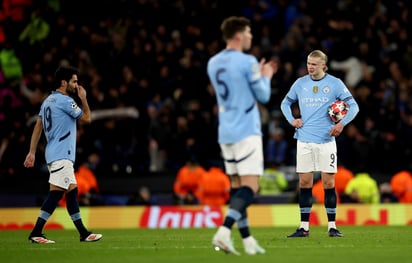 Al final del primer tiempo, los Citizens estaban fuera de la Champions League.