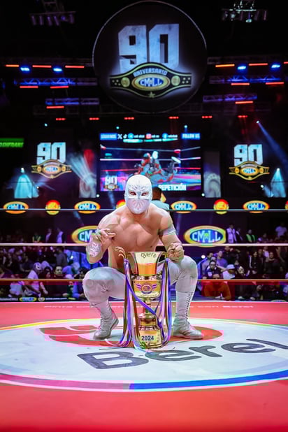 Leyenda. Contando con un segundo aire, el enmascardo plateado tuvo en este 2024 uno de los mejores años de su carrera.