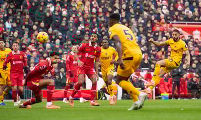 Matheus Cunha brindó esperanzas a los Wolves, quienes tuvieron más chances en la segunda mitad, pero no fue suficiente.