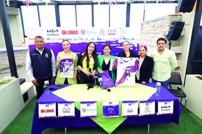 Presentación. Se presentó la Carrera 5K Mujer Run, la cual se llevará a cabo el 9 de marzo en el Centro Histórico de Durango. 