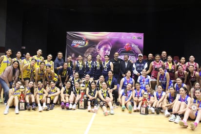 Podio. Nuevo León quedó campeón, Chihuahua en segundo lugar, Coahuila fue tercero y la Ciudad de México cuarta.
