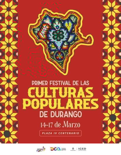 Así se ve el afiche oficial de este evento, el cual invita al reconocimiento de las culturas originarias en la entidad.